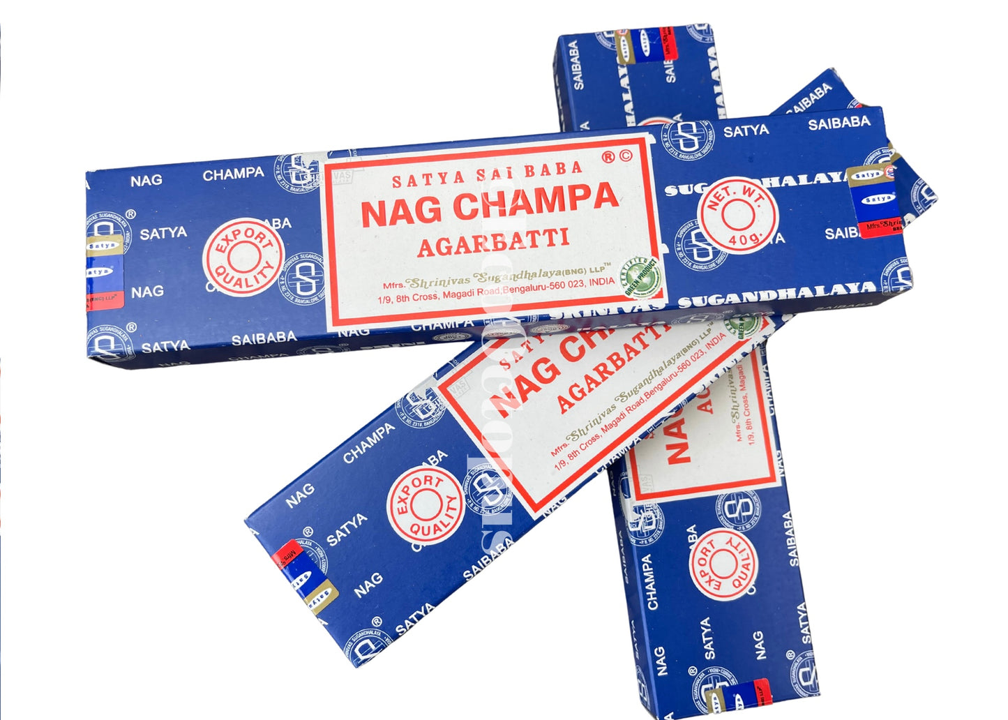 3 LARGE Packs of Nag Champa Incense. Satya Sai Baba original and authentic.