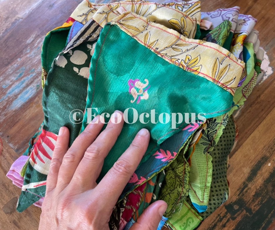 GREEN Eco-Friendly Handmade Recycled Bunting, Ethical Gift ideas.