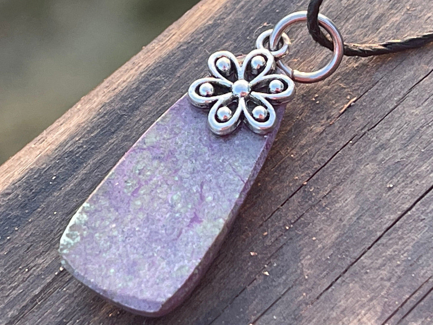 Atlantisite pendant, Atlantisite necklace, Atlantisite jewellery, unique gift for him, boho handmade necklace, romantic gift for her