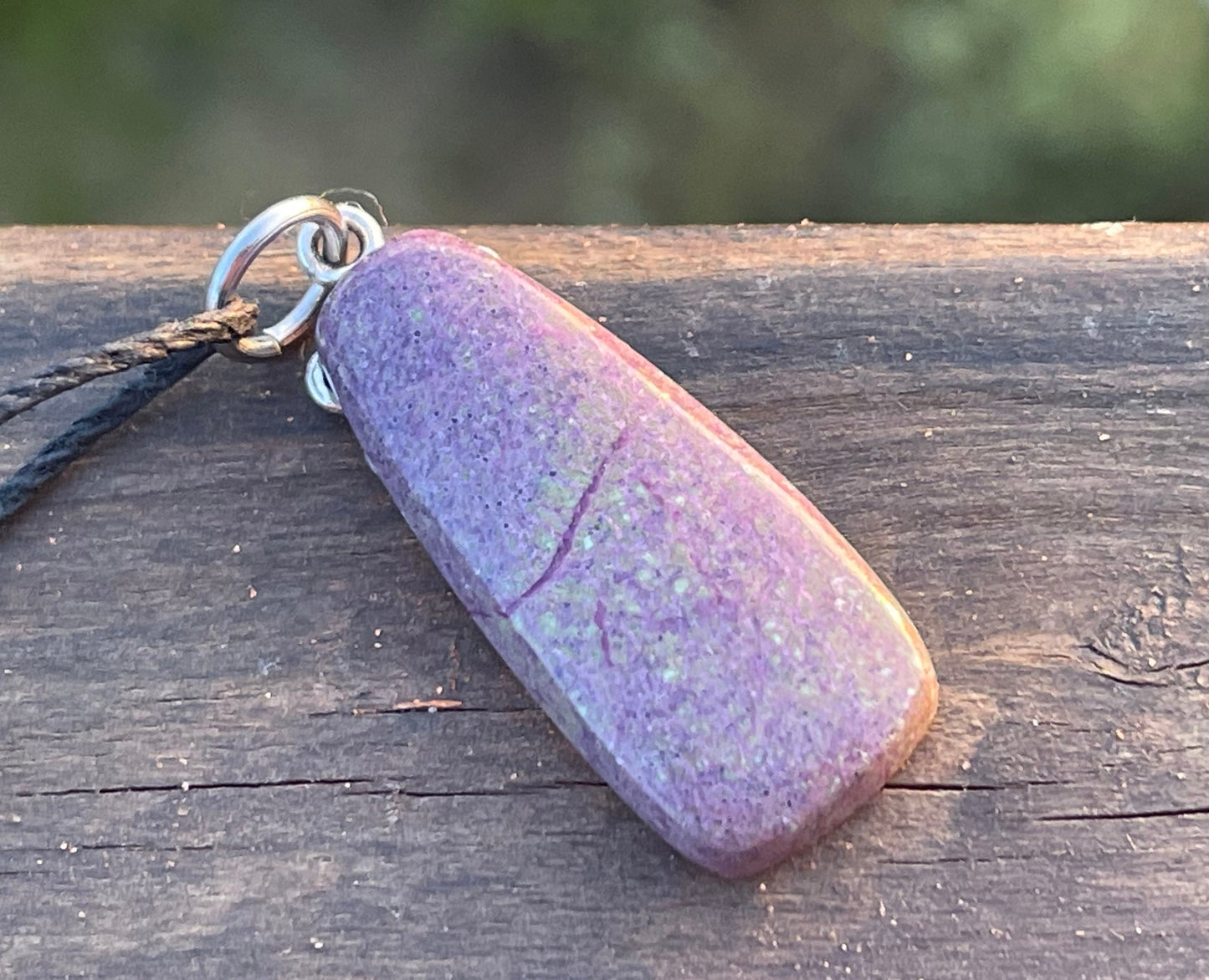 Atlantisite pendant, Atlantisite necklace, Atlantisite jewellery, unique gift for him, boho handmade necklace, romantic gift for her
