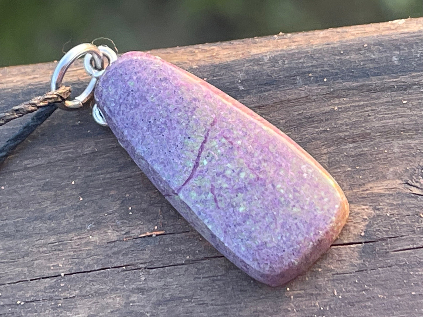 Atlantisite pendant, Atlantisite necklace, Atlantisite jewellery, unique gift for him, boho handmade necklace, romantic gift for her