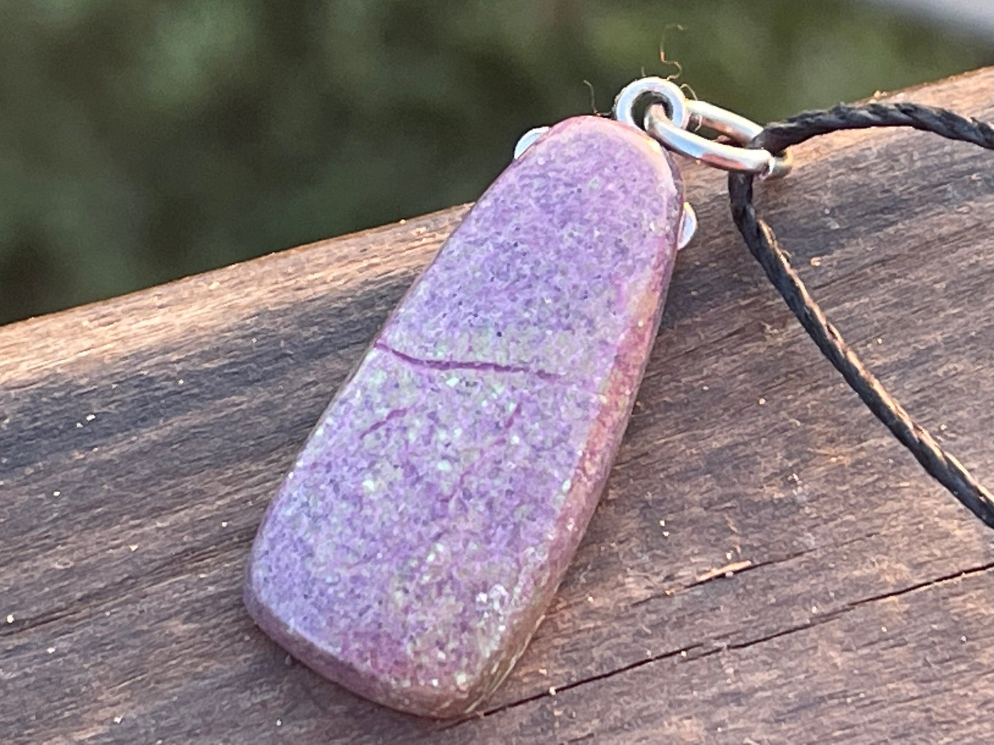 Atlantisite pendant, Atlantisite necklace, Atlantisite jewellery, unique gift for him, boho handmade necklace, romantic gift for her