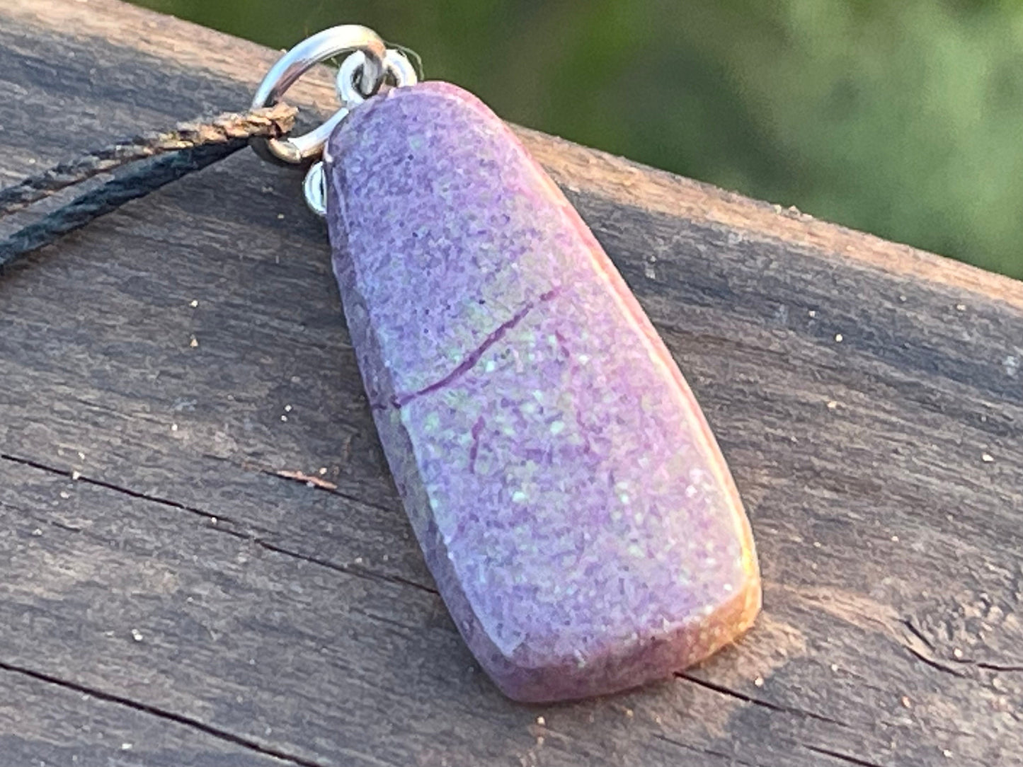 Atlantisite pendant, Atlantisite necklace, Atlantisite jewellery, unique gift for him, boho handmade necklace, romantic gift for her