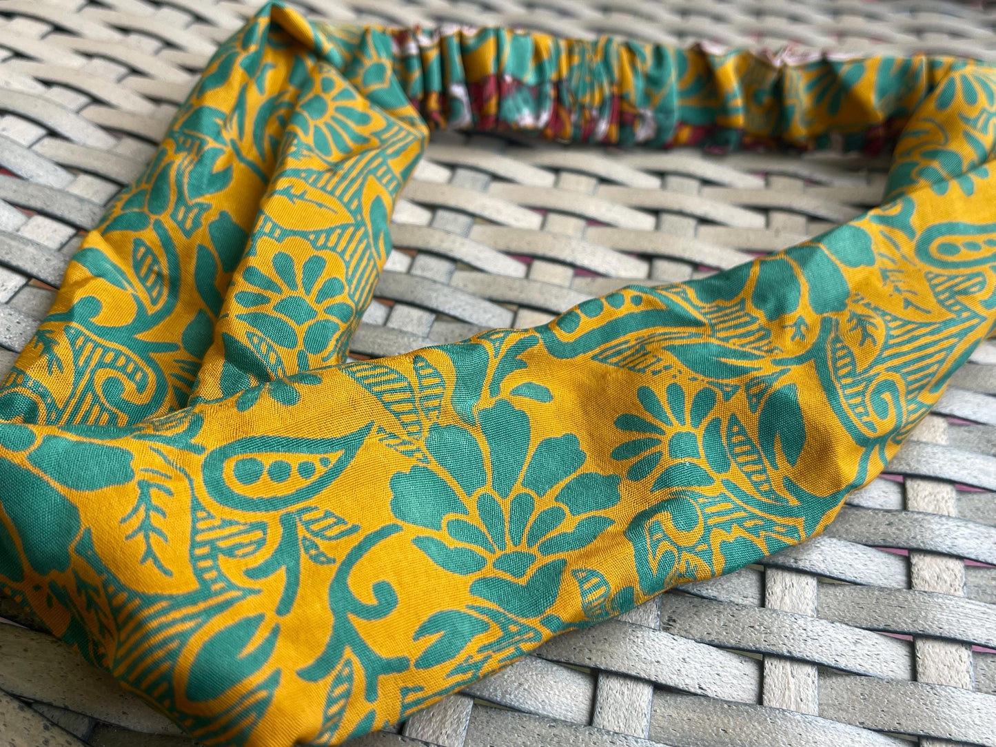 SALE Recycled hair bands, recycled head band, recycled jewellery, eco friendly gift for her, handmade hair wrap, gift for girl. Alice band