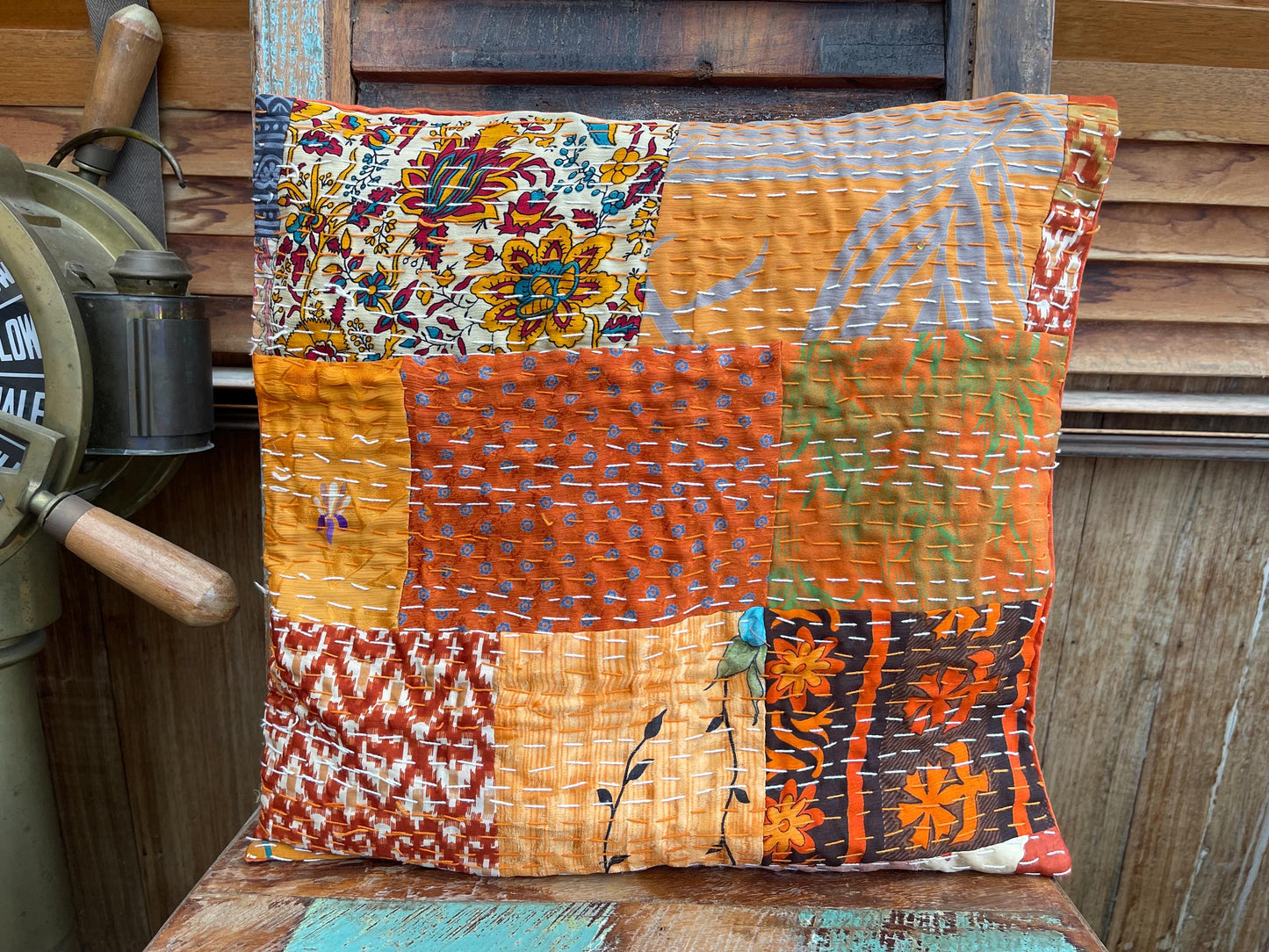 Recycled Orange cushion covers, colourful cushions, eco friendly cushion, colourful cushion. Eco friendly cushions. Square cushion covers.