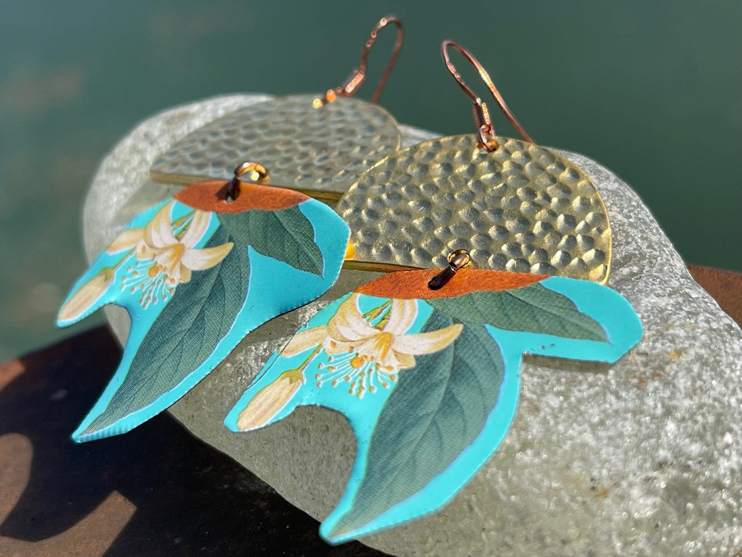 Tin can earrings, ethical jewellery, recycled jewellery, eco friendly jewellery, eco earrings, gift for her, fun earrings, eco friendly gift