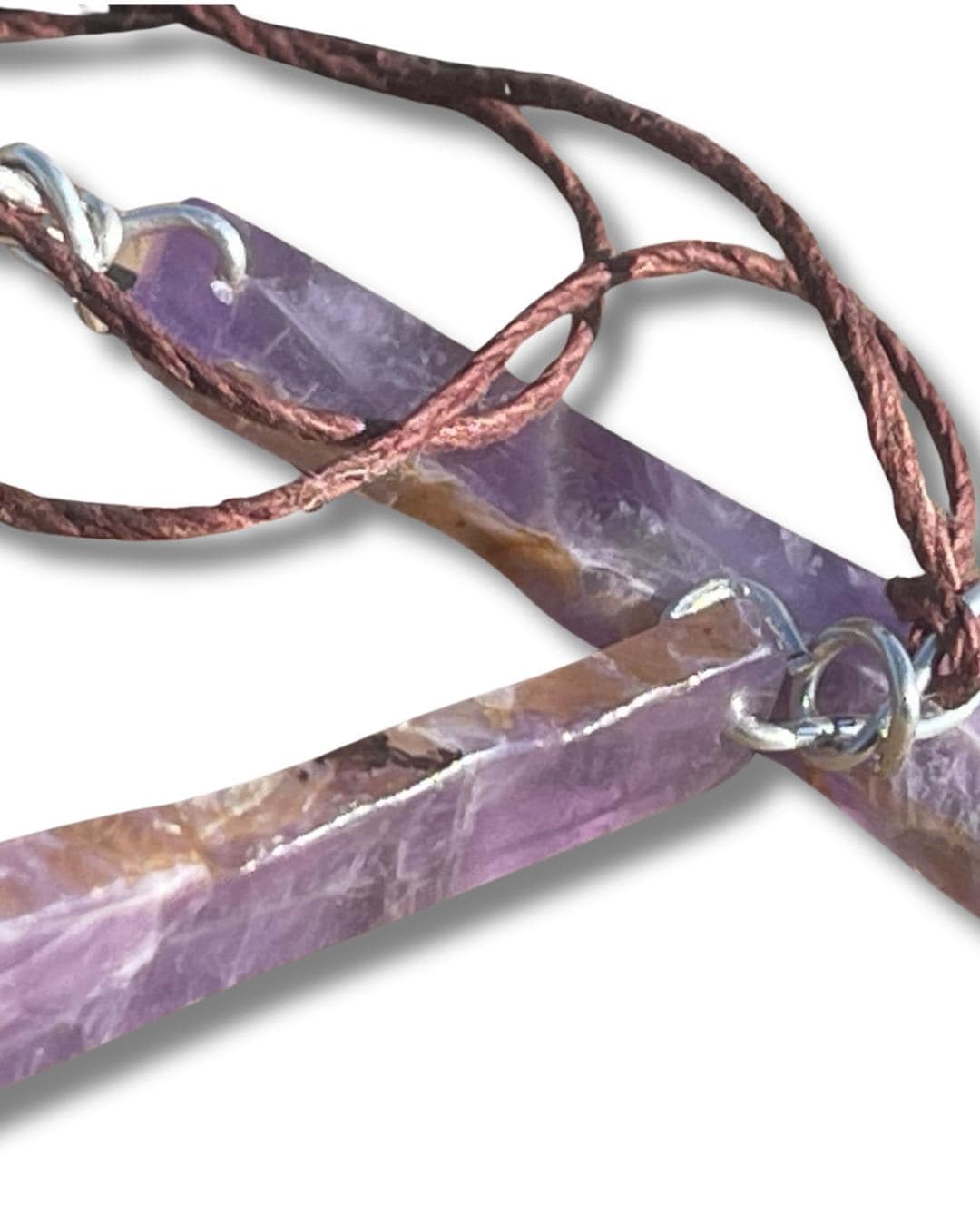 Amethyst pendant, amethyst necklace, amethyst jewellery, gift for him, boho handmade necklace, romantic gift for her, ethical jewellery