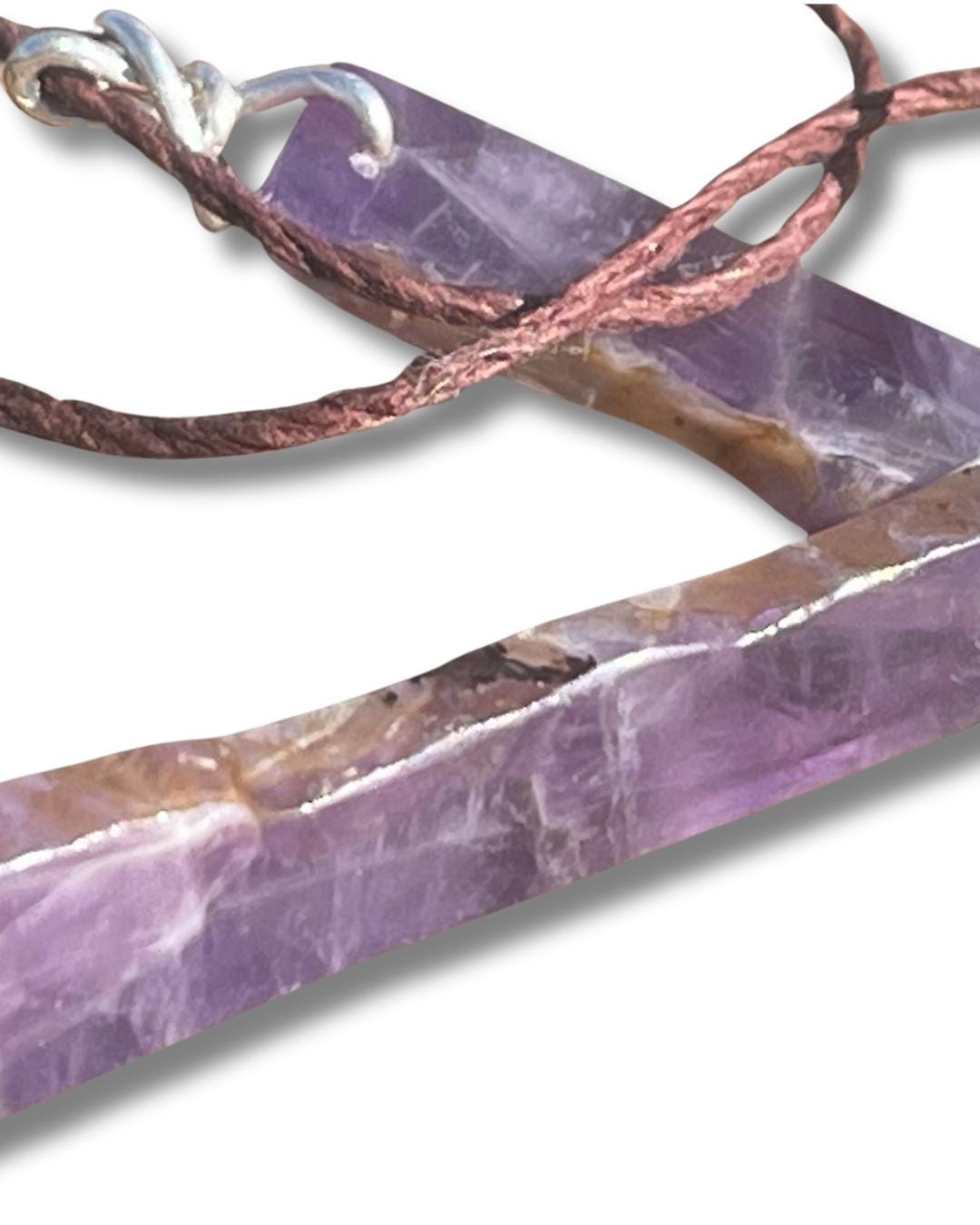 Amethyst pendant, amethyst necklace, amethyst jewellery, gift for him, boho handmade necklace, romantic gift for her, ethical jewellery