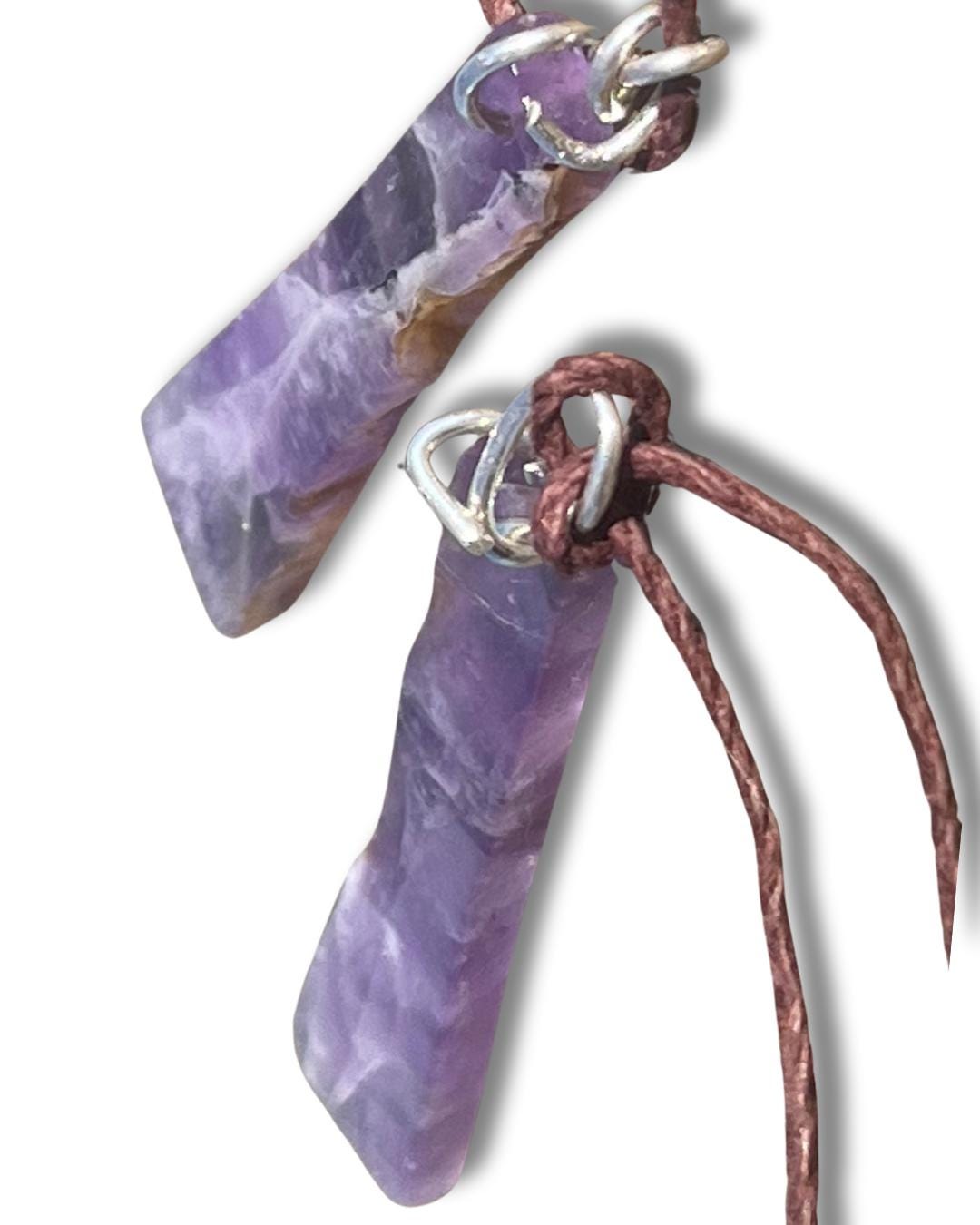 Amethyst pendant, amethyst necklace, amethyst jewellery, gift for him, boho handmade necklace, romantic gift for her, ethical jewellery