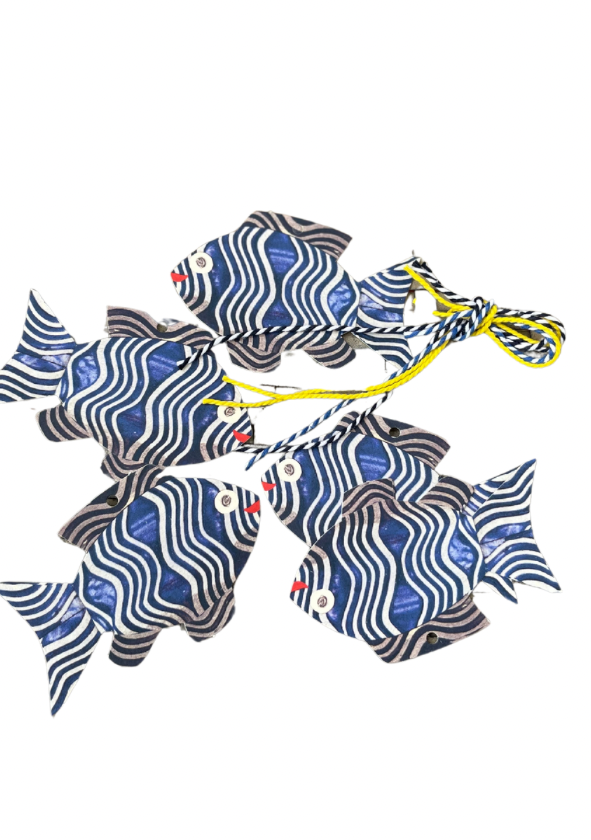 Large Recycled Fish Gift Tags