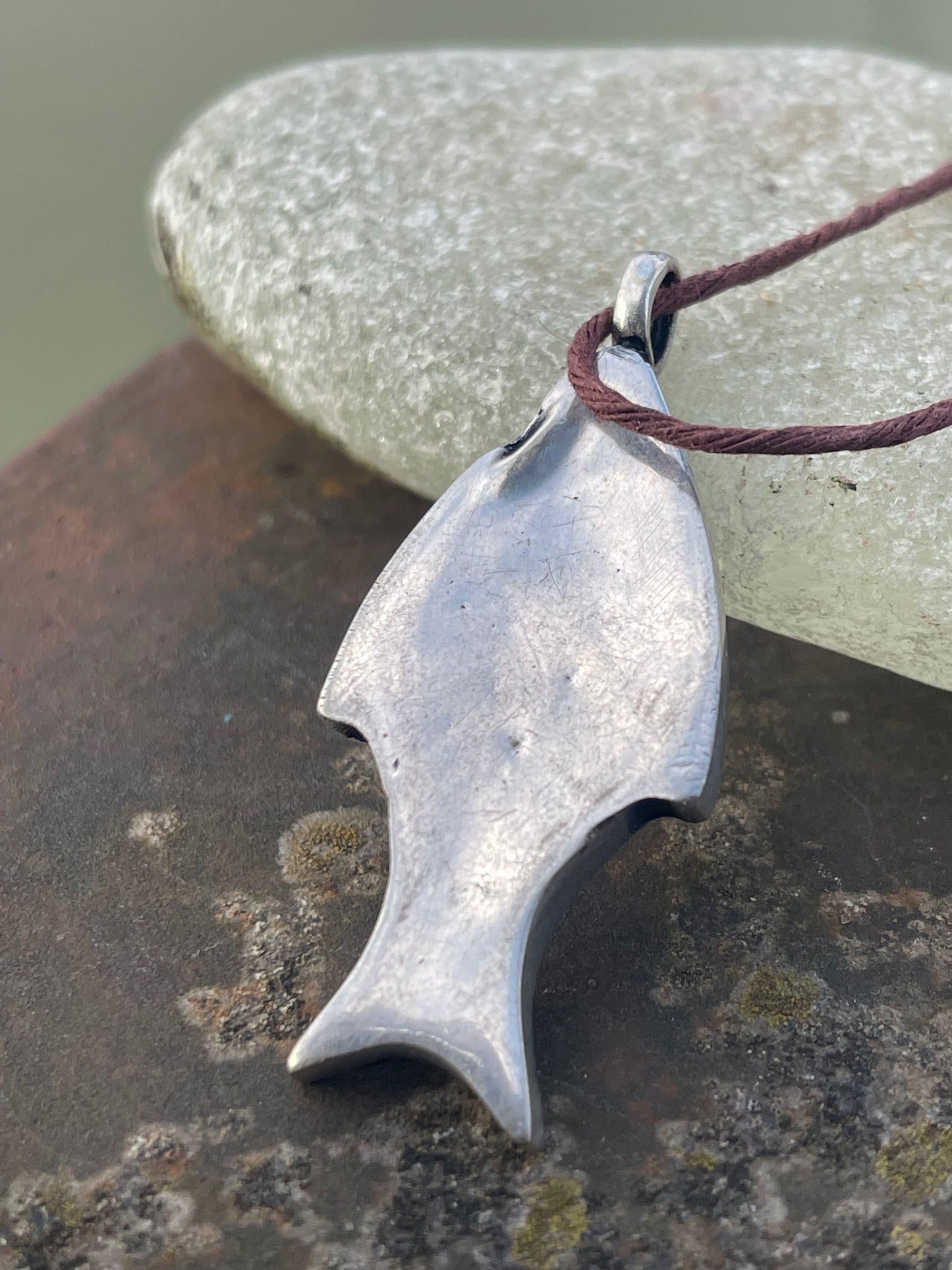 Gypsy jewellery, fish necklace, eco friendly jewellery, vintage jewellery, ethical jewellery, fish pendant, boho necklace, unique necklace