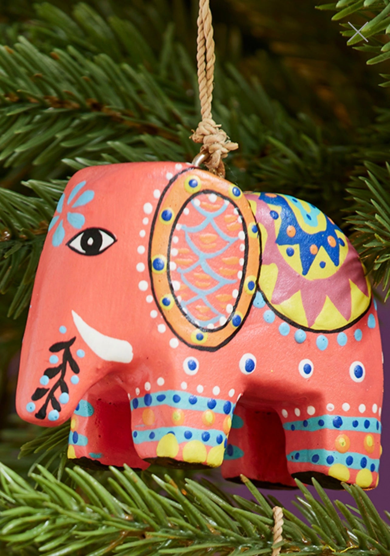 Wooden elephant decorations - set of 4. Colourful elephants. New home gifts. Colourful home decorations.