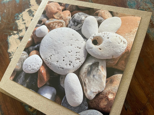 Handmade card, recycled card, seaside card, unuaual birthday card, rabbit card, eco friendly cards, eco card, recycled cards, bunny card