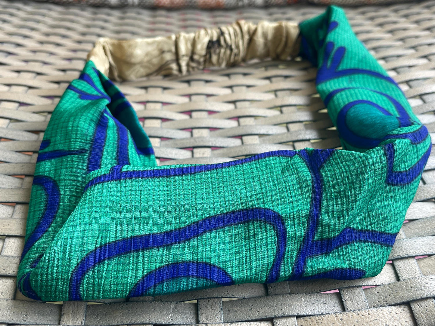 SALE Recycled hair bands, recycled head band, recycled jewellery, eco friendly gift for her, handmade hair wrap, gift for girl. Alice band