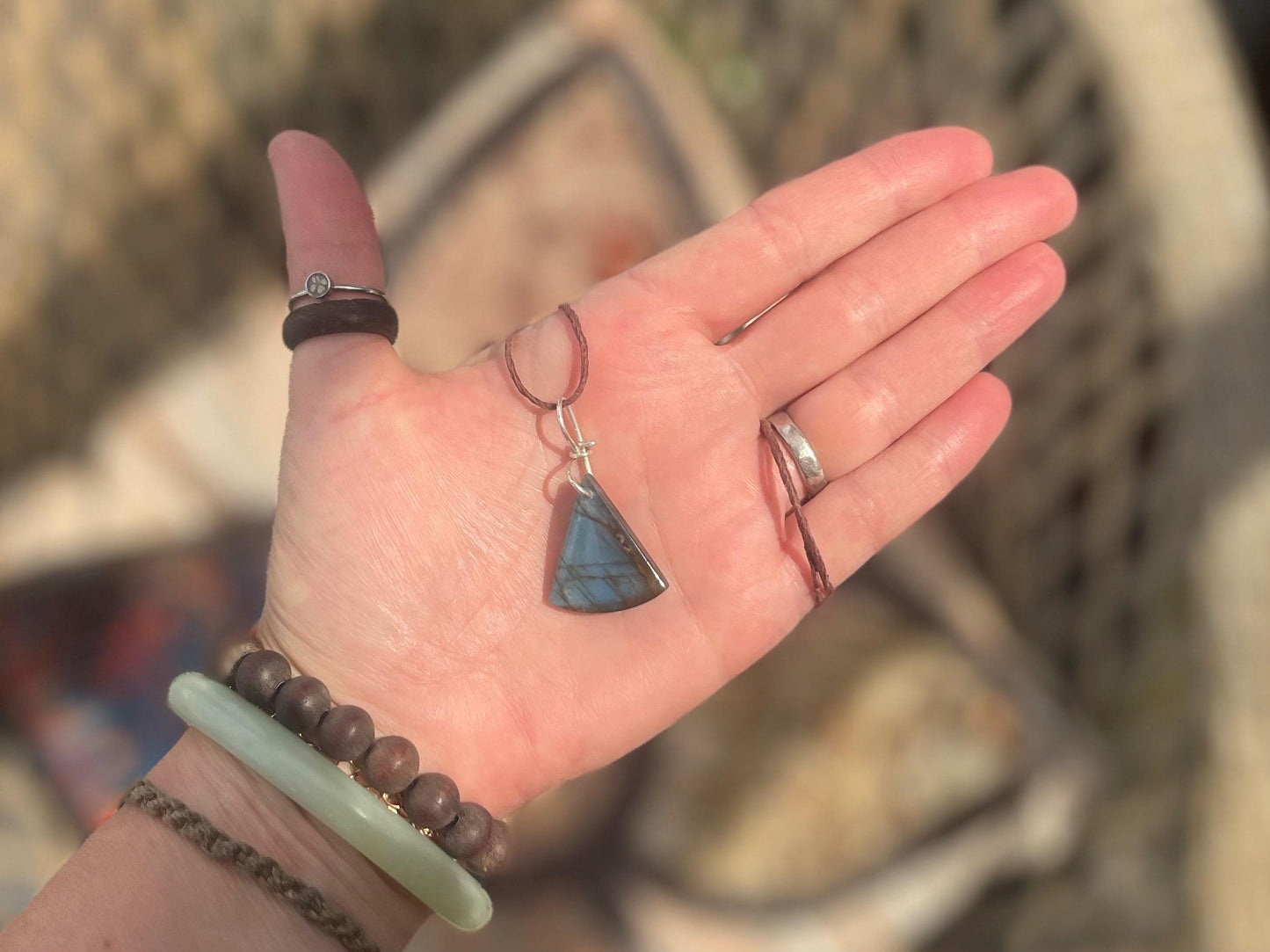 Labradorite necklace, labradorite jewellery, boho gift for her, unusual necklace, ethical jewellery, handmade necklace, labradorite pendant