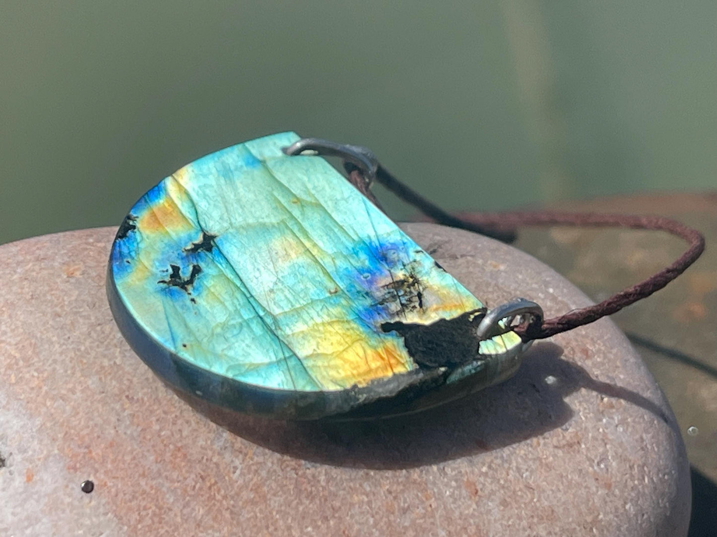 Labradorite necklace, labradorite jewellery, boho gift for her, unusual necklace, ethical jewellery, handmade necklace, labradorite pendant