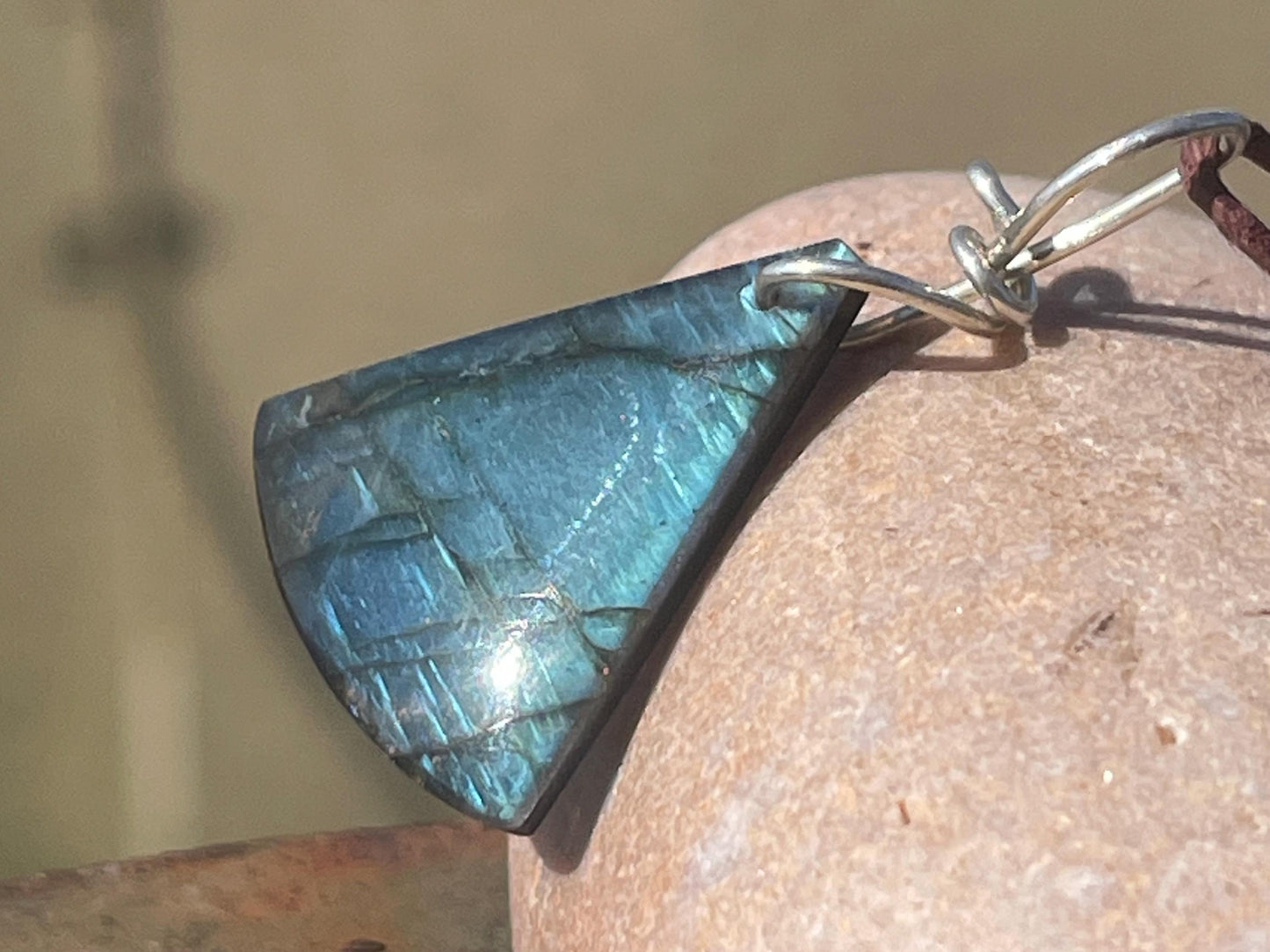 Labradorite necklace, labradorite jewellery, boho gift for her, unusual necklace, ethical jewellery, handmade necklace, labradorite pendant