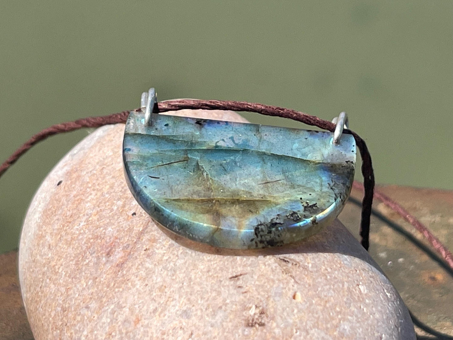 Labradorite necklace, labradorite jewellery, boho gift for her, unusual necklace, ethical jewellery, handmade necklace, labradorite pendant