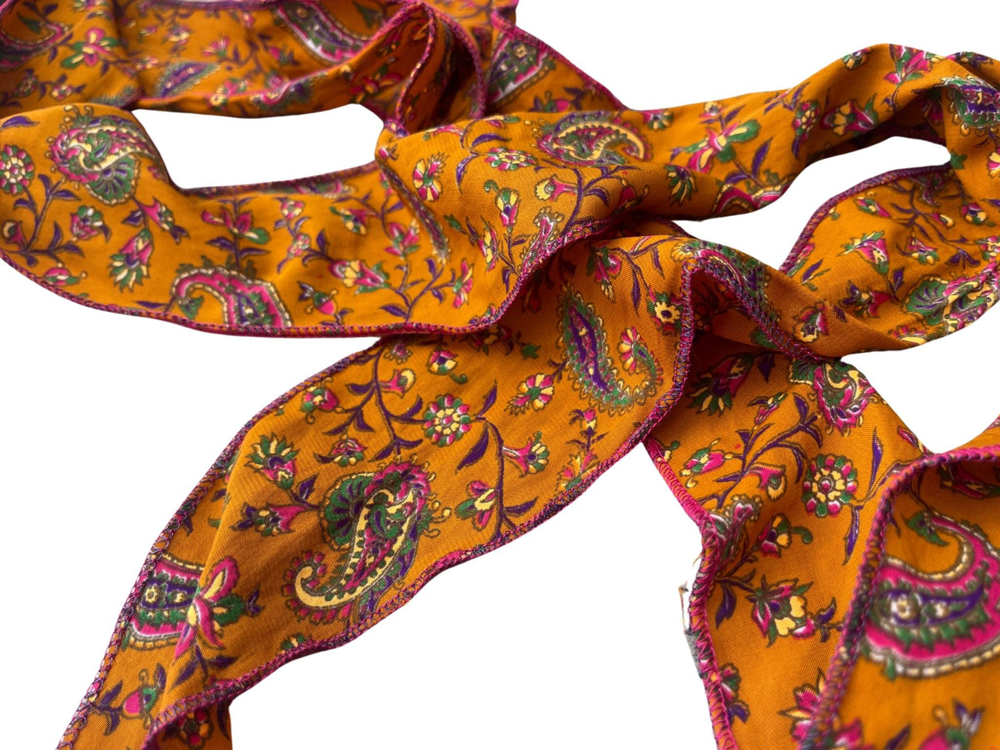 SALE Recycled head scarves, hair bands, eco friendly hair wrap, boho hair accessories, eco friendly gift for her, handmade hair ties