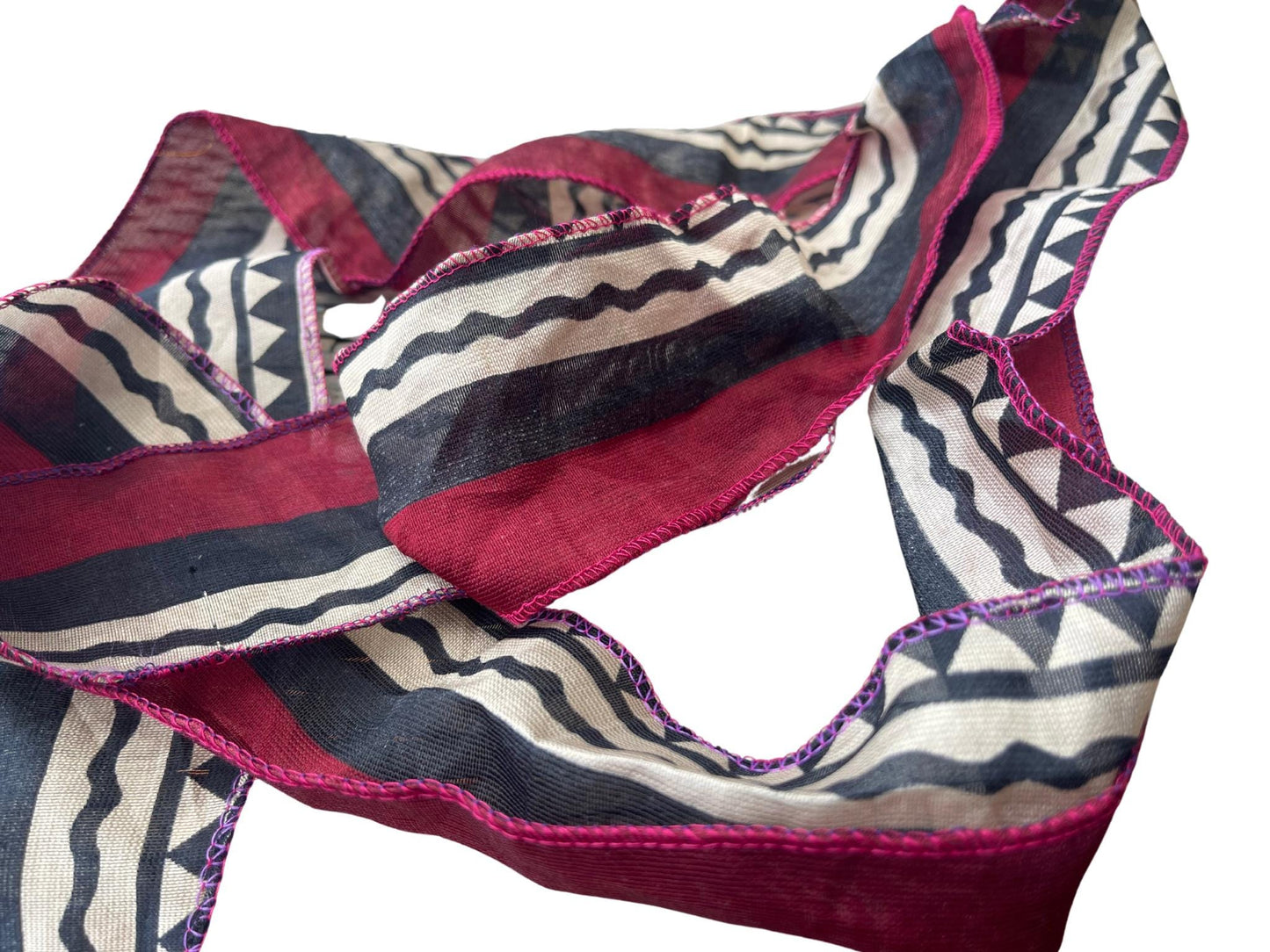 SALE Recycled head scarves, hair bands, eco friendly hair wrap, boho hair accessories, eco friendly gift for her, handmade hair ties