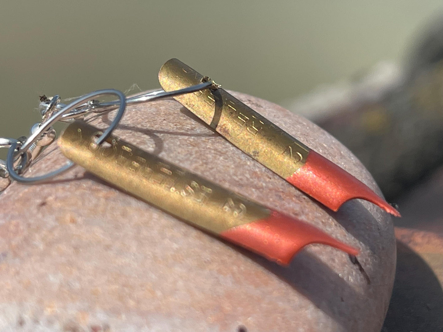 Pen nib earrings. Gift for a writer. Gift for a poet. Gift for book lover. Recycled jewellerys eco friendly jewellery. Ethical jewellery.