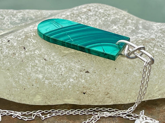 Chrysocolla Malachite necklace, ethical jewellery, bohemian necklace, unusual jewellery, malachite pendant, blue gemstone necklace