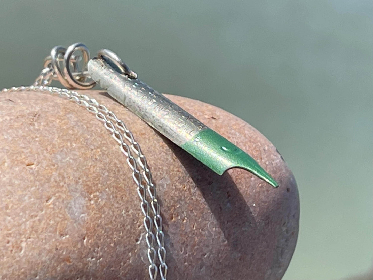 Pen nib necklace. Gift for a writer. Gift for a poet. Gift for book lover. Eco friendly jewellery. Ethical handmade jewellery. Teachers gift