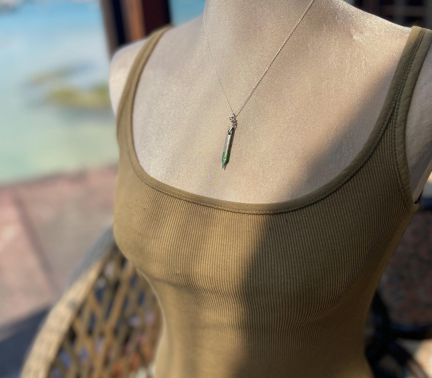 Pen nib necklace. Gift for a writer. Gift for a poet. Gift for book lover. Eco friendly jewellery. Ethical handmade jewellery. Teachers gift