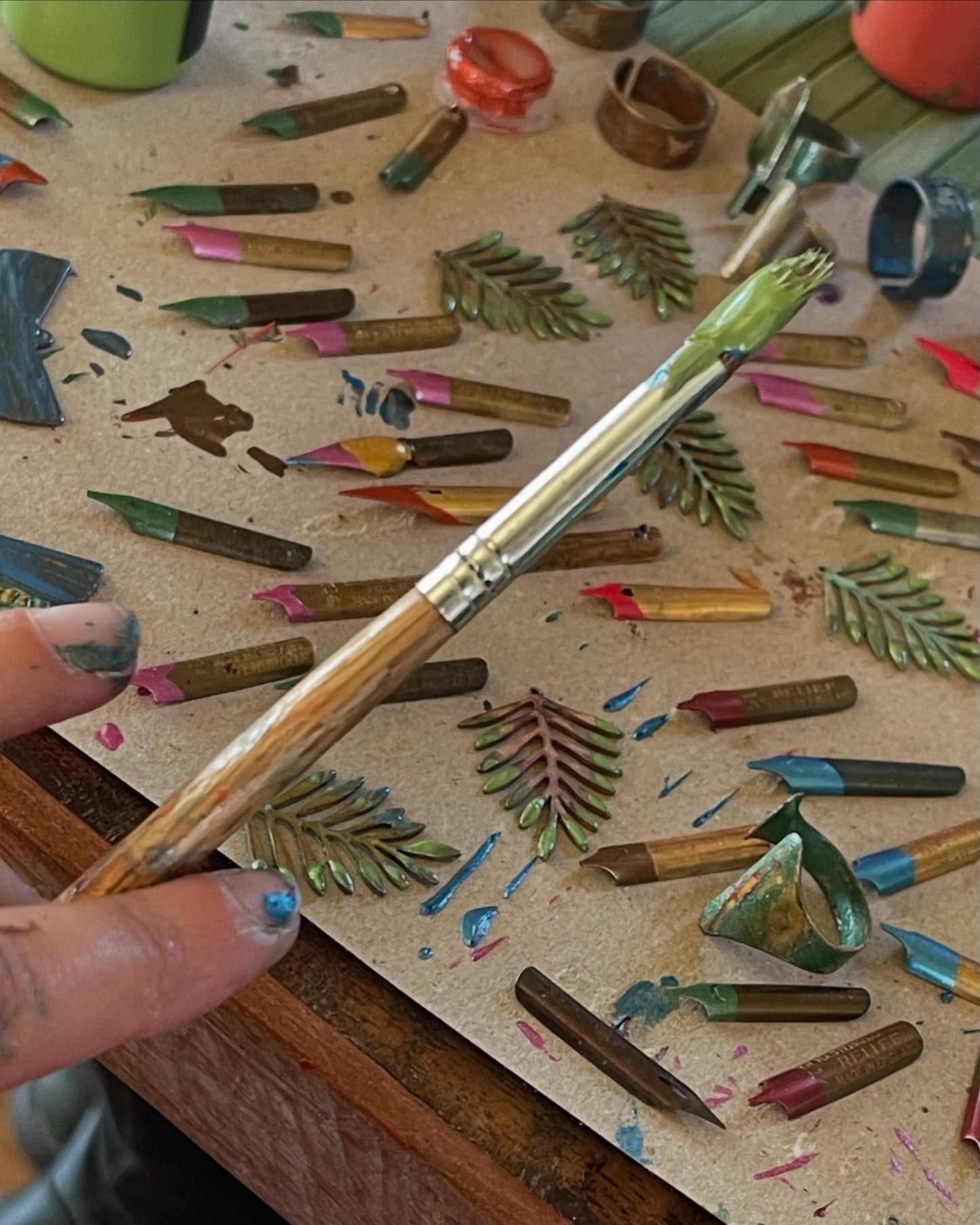 Pen nib earrings. Gift for a writer. Gift for a poet. Gift for book lover. Recycled jewellerys eco friendly jewellery. Ethical jewellery.