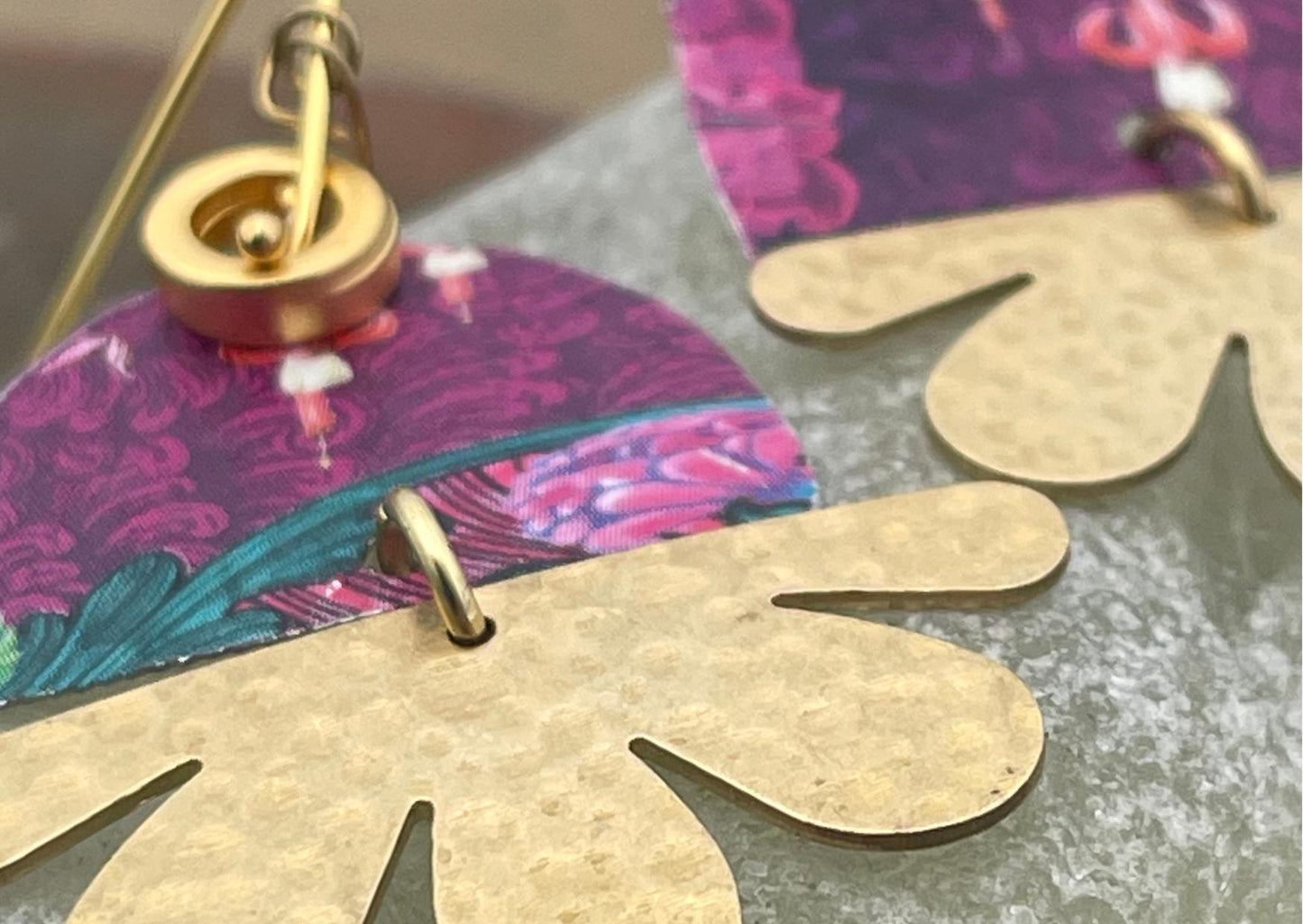 Recycled tin can earrings. Tin can jewellery, fun jewellery, unique earrings, eco friendly jewellery, ethical gift ideas, ethical jewellery.