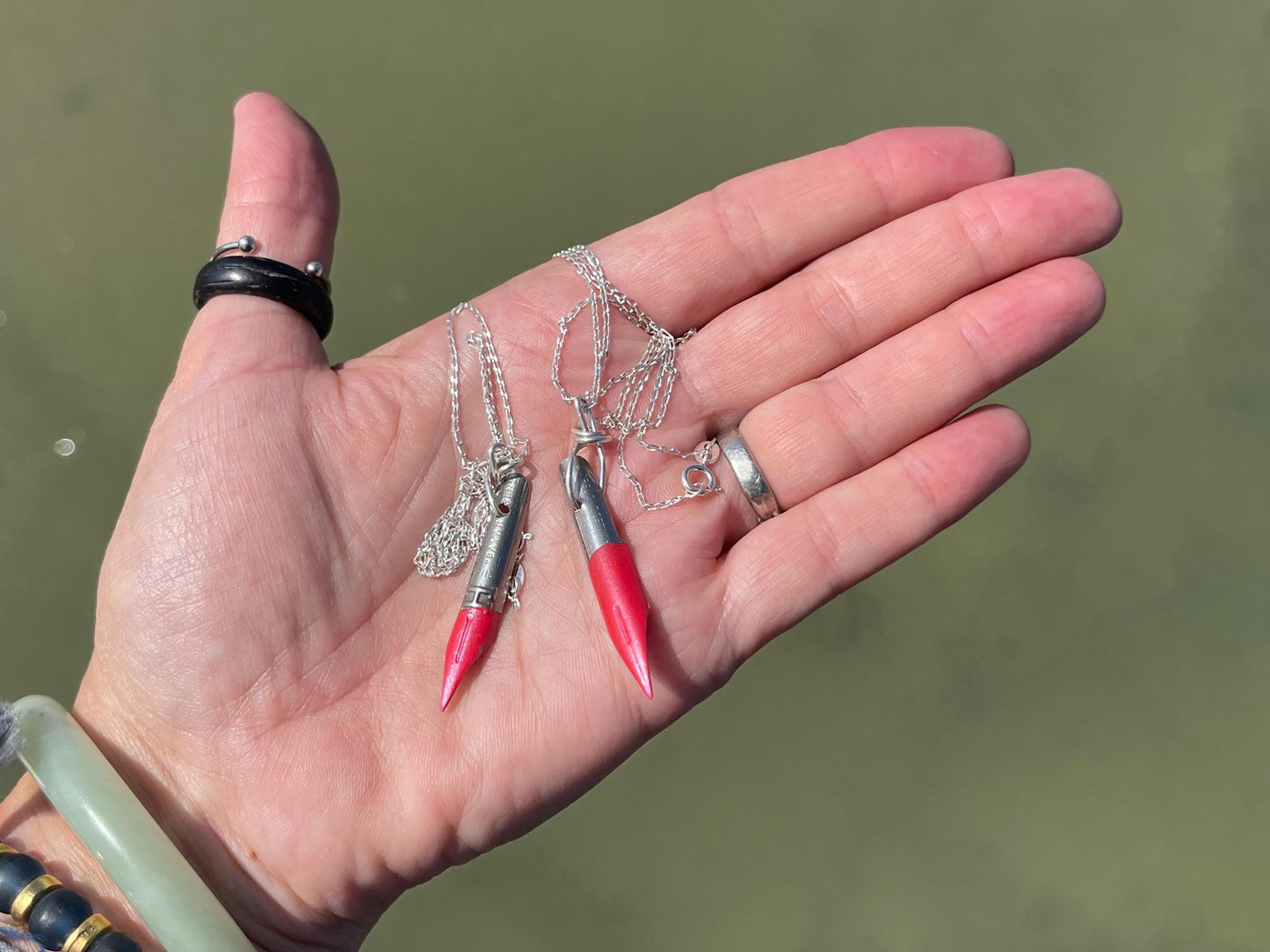 Pen nib necklace. Gift for a writer. Gift for a poet. Gift for book lover. Eco friendly jewellery. Ethical handmade jewellery. Teachers gift