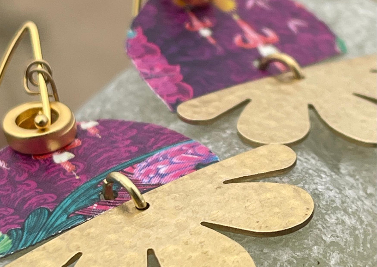 Recycled tin can earrings. Tin can jewellery, fun jewellery, unique earrings, eco friendly jewellery, ethical gift ideas, ethical jewellery.