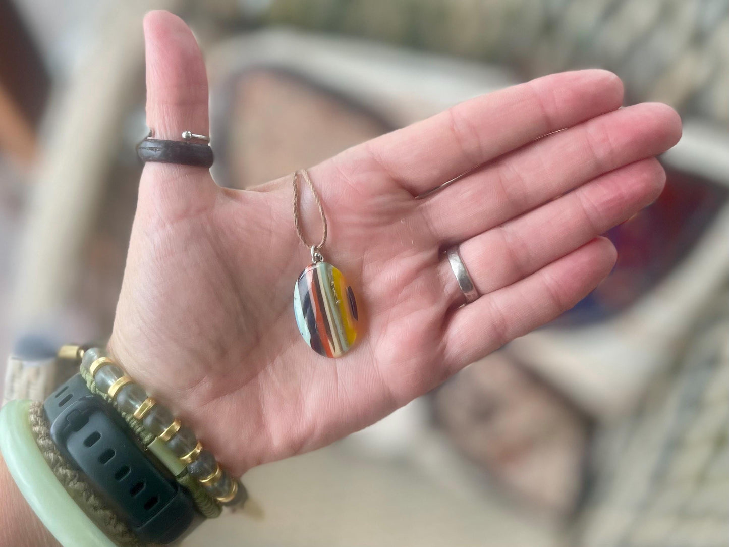 Surfite Pendants. A waste product created when making surfboards. Gift for surfer, unique gifts. Handmade gift for surfers. Surfer presents