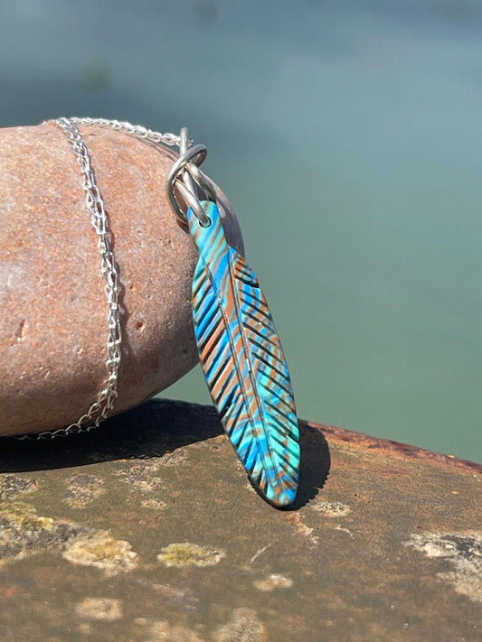 Jasper gemstone necklace. Ethical jewellery, blue gemstone pendant. Stunning unique jewellery. Unique gifts. Unique necklaces. Boho necklace