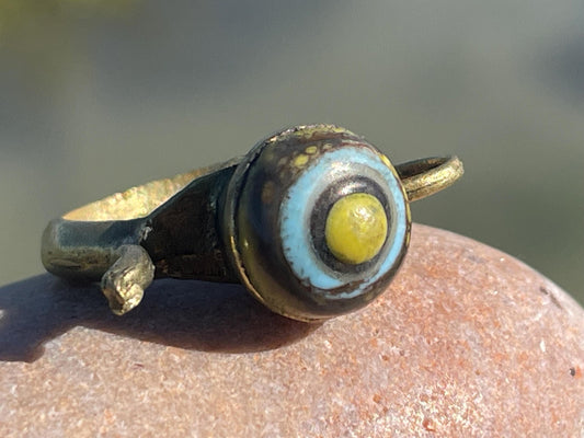 Fabulous vintage ring, large red ring, boho vintage jewellery, ethical jewellery, gypsy ring. Gypsy jewellery, statement jewellery