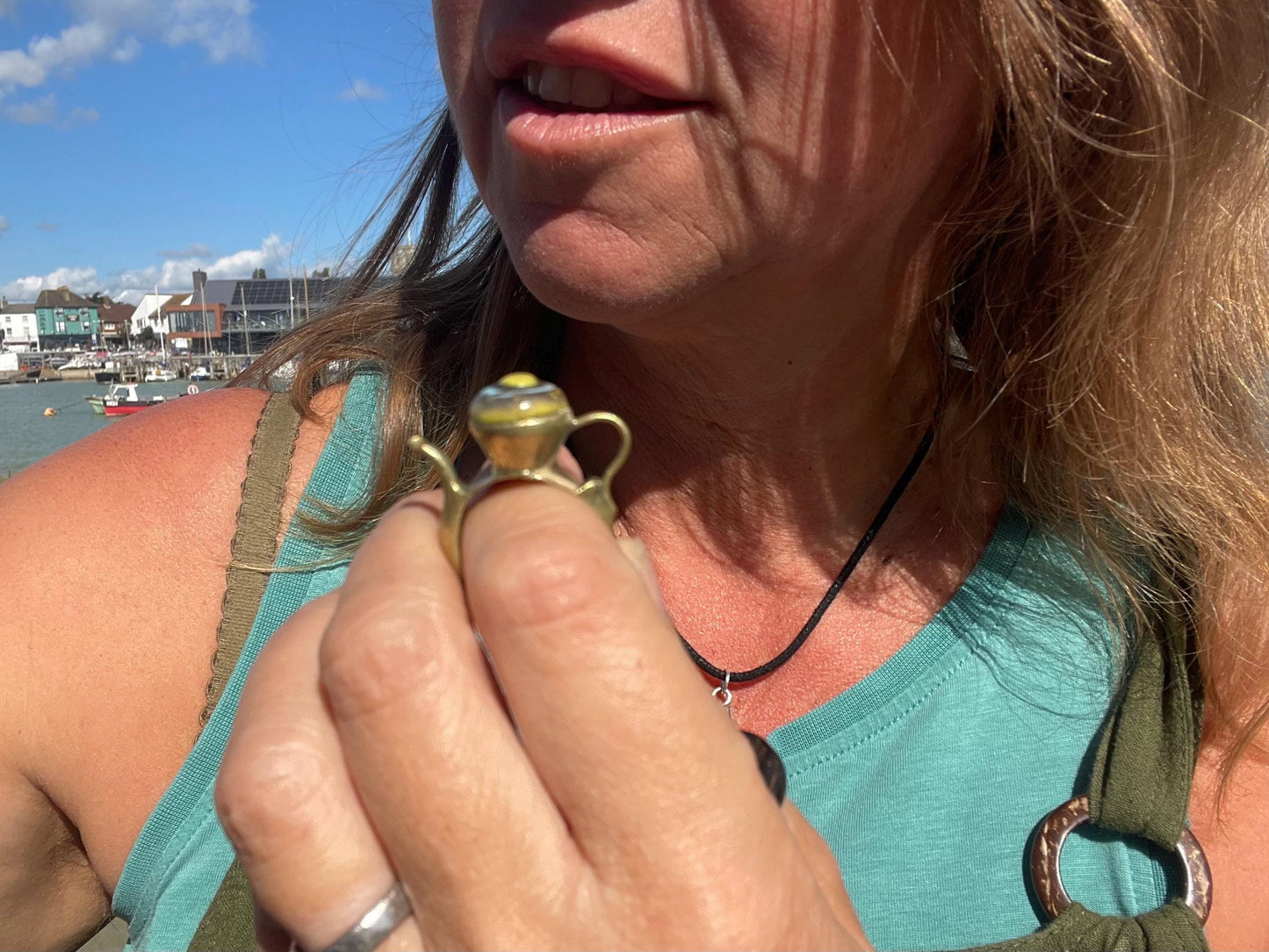 Fabulous vintage ring, large red ring, boho vintage jewellery, ethical jewellery, gypsy ring. Gypsy jewellery, statement jewellery