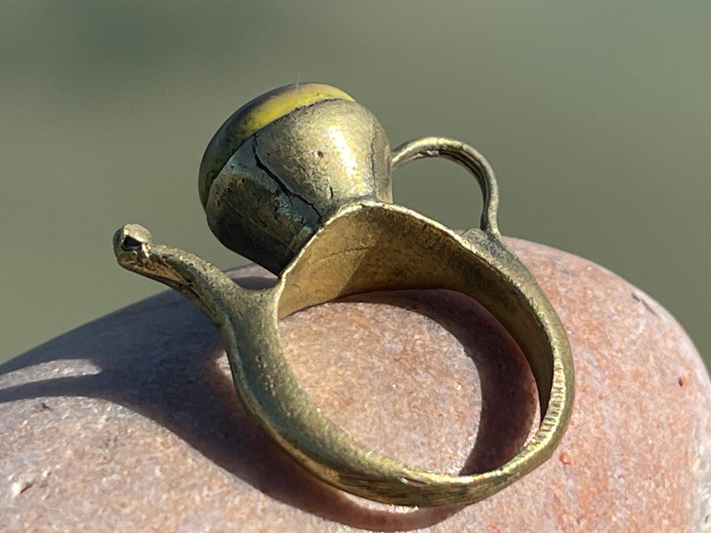 Fabulous vintage ring, large red ring, boho vintage jewellery, ethical jewellery, gypsy ring. Gypsy jewellery, statement jewellery