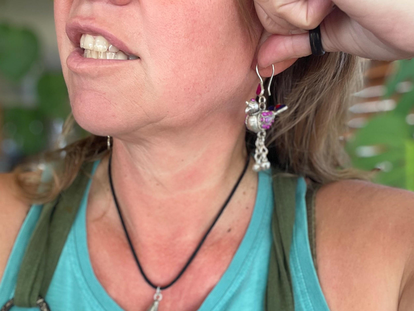 Gypsy jewellery, vintage bird earrings, silver bird earrings, vintage bird jewellery, ethical jewellery,  gypsy earrings, unusual gift ideas