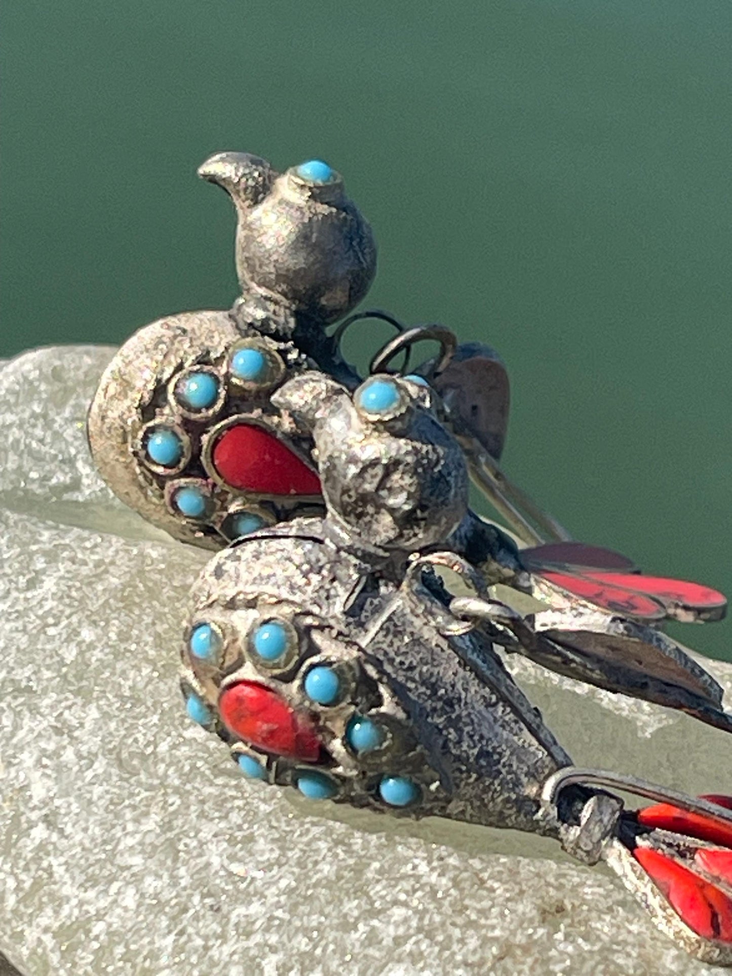 Gypsy jewellery, vintage bird earrings, silver bird earrings, vintage bird jewellery, ethical jewellery,  gypsy earrings, unusual gift ideas