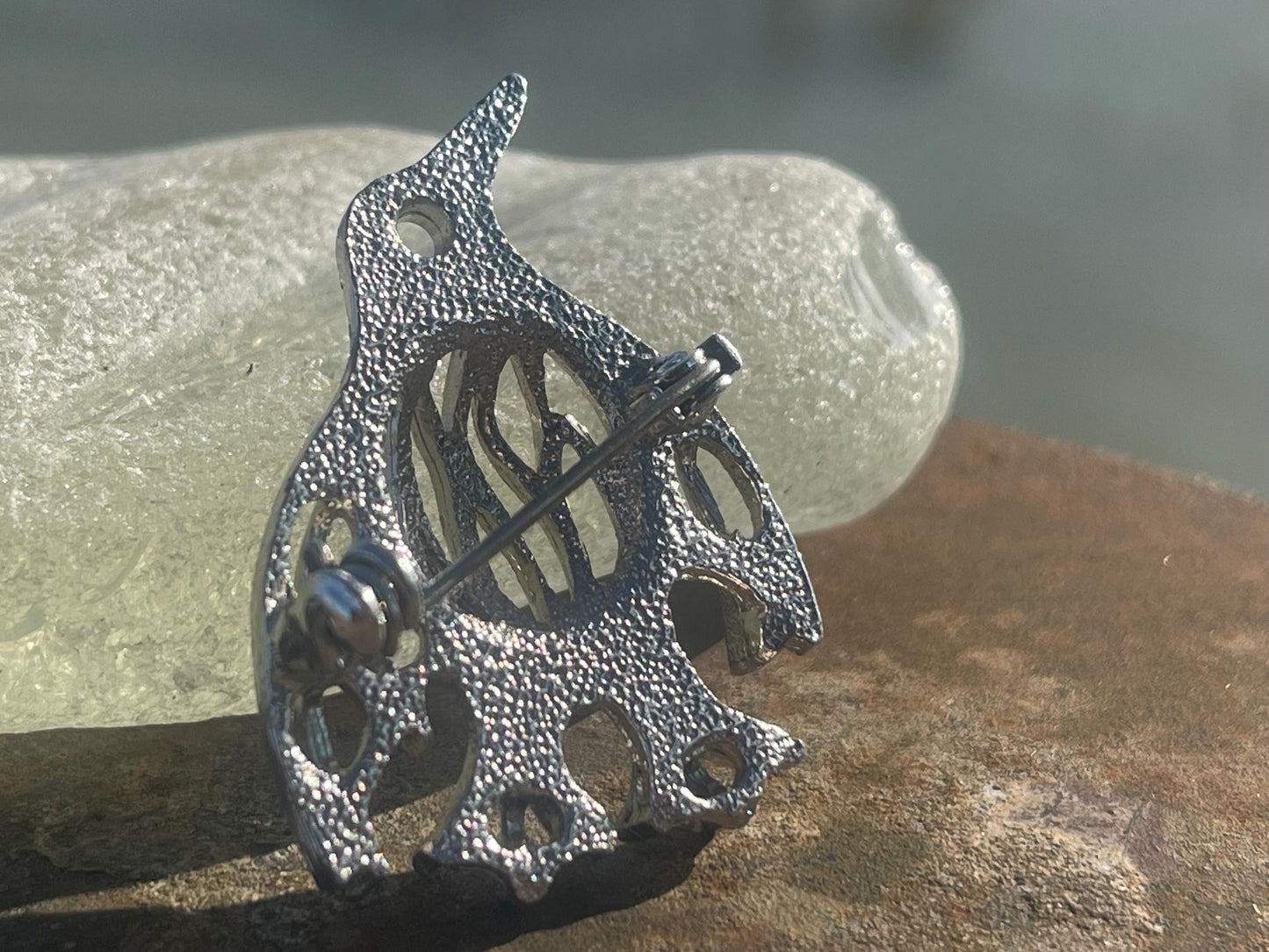 Penguin brooch. An unusual Christmas gift. Eco friendly jewellery. Christmas gift ideas. Eco friendly Christmas gifts. Christmas presents.