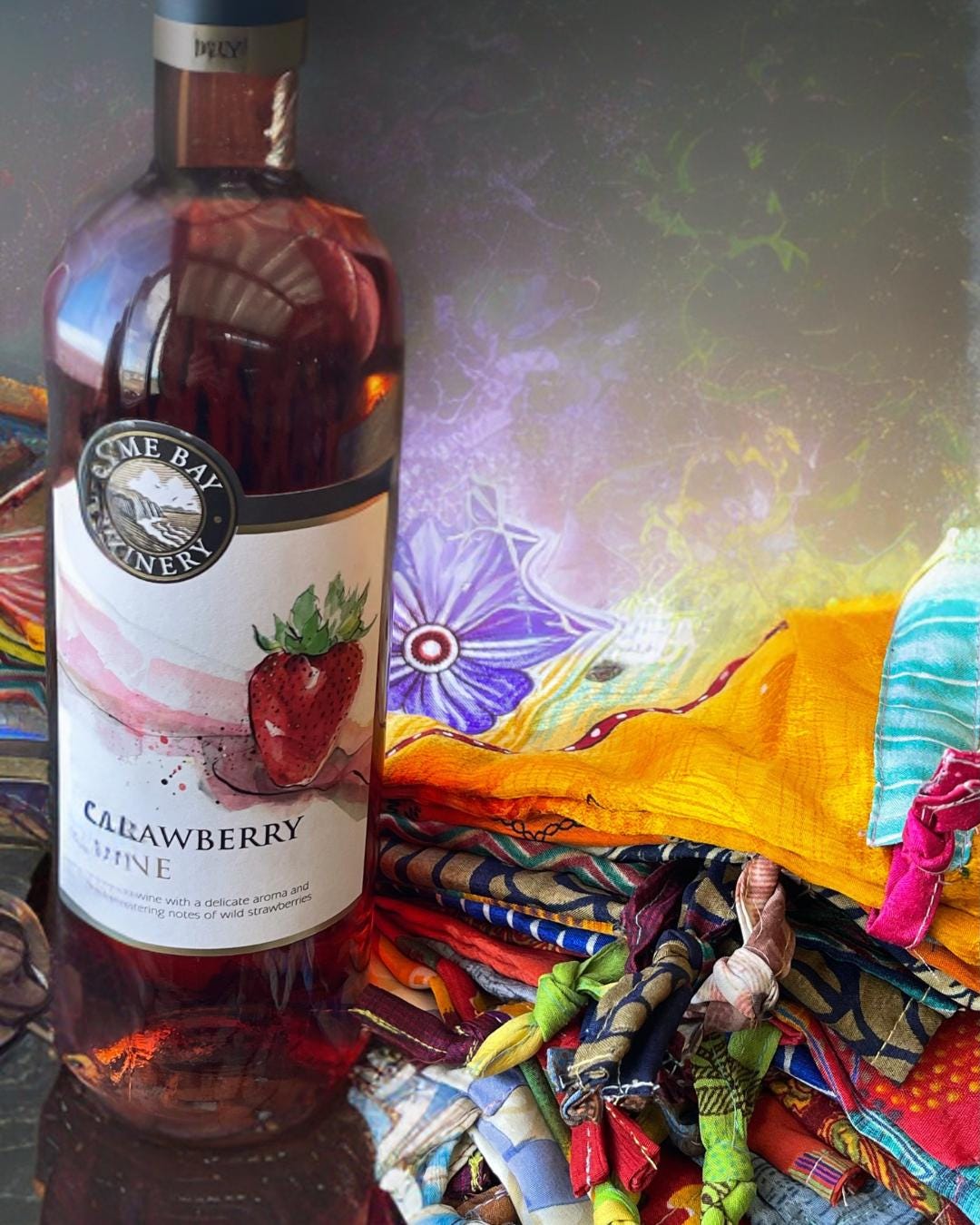 4 recycled sari bottle bags. Eco friendly bottle bags. Recycled bags for gifts. Recycled gift bags. Ethical draw string bags. Wine bags.