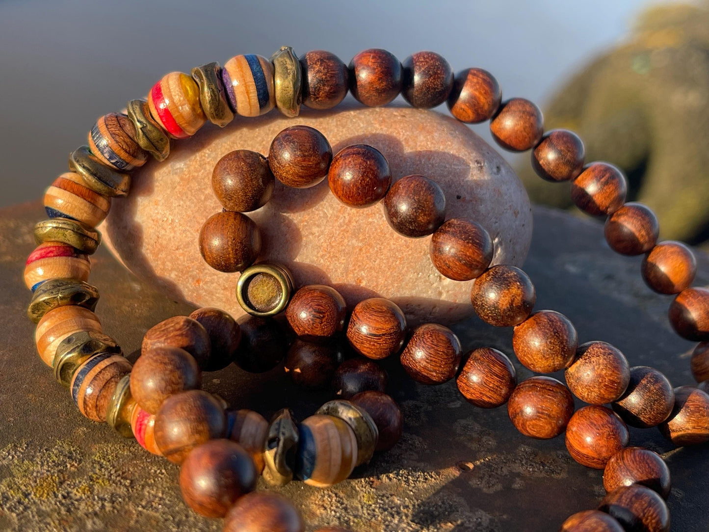 Handmade necklace made from old skateboards. Skateboard necklace. Unique gifts for men. Sustainable jewellery. Eco friendly necklaces.