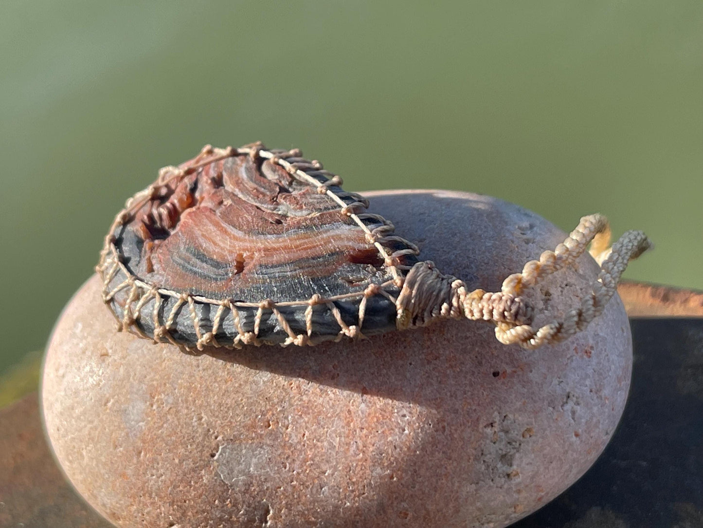 Desert druzy agate necklace, ethical jewellery, bohemian necklace, unusual jewellery, agate pendant, white gemstone necklace. Boho jewellery