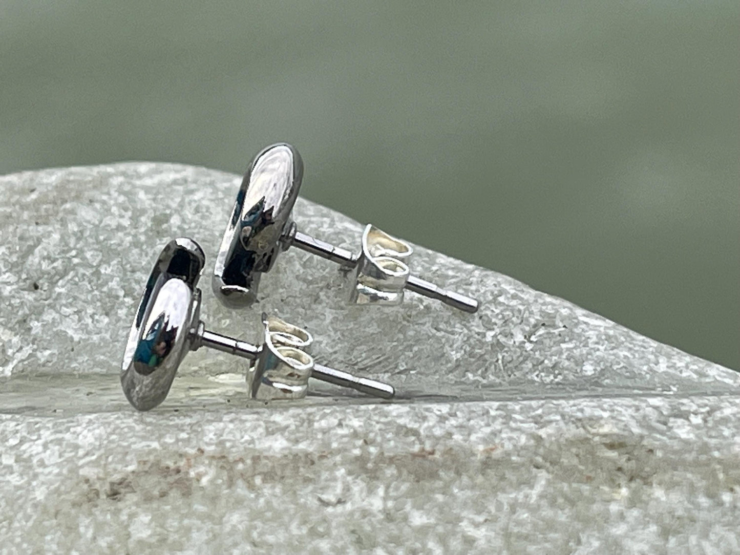 Abalone earrings. Vintage earrings, abalone jewellery, boho earrings, vintage jewellery, unusual jewellery, gift for her, ethical jewellery