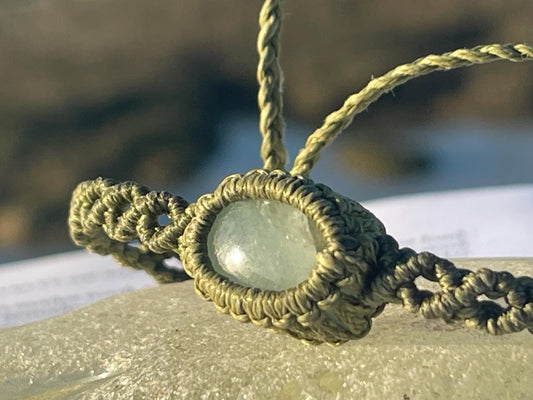 Stunning macrame wrapped miss agate bracelet, ethical jewellery, unusual jewellery, macrame jewellery. Green macrame bracelet. Boho.