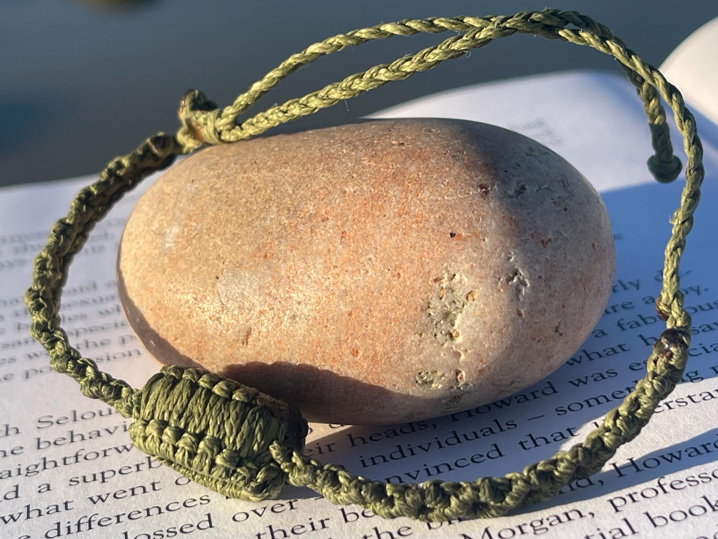 Stunning macrame wrapped miss agate bracelet, ethical jewellery, unusual jewellery, macrame jewellery. Green macrame bracelet. Boho.