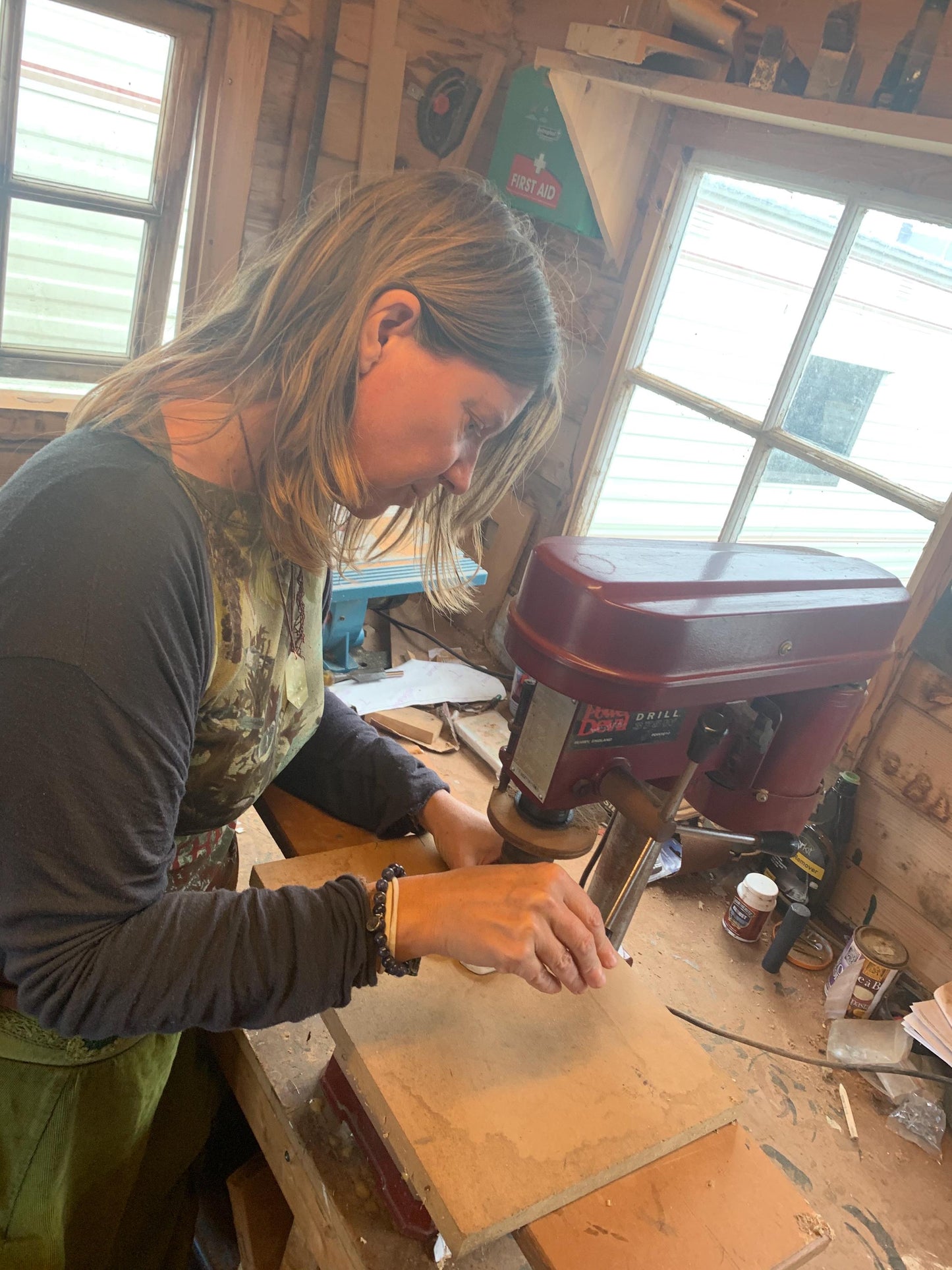 Eco friendly sea glass necklace on a sterling silver chain showcasing a little starfish. Starfish pendant,  eco friendly jewellery. Boho