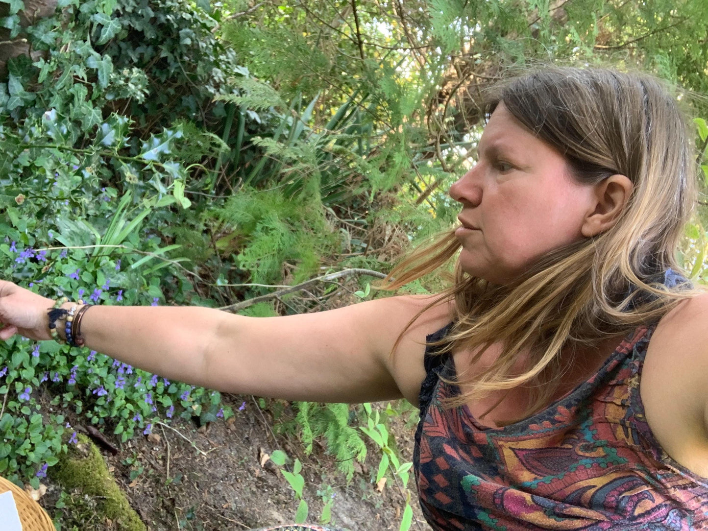 Flower necklace, ethical jewellery, carrot necklace, handmade necklace boho jewellery,  gift for her, flower pendant, gift for gardener