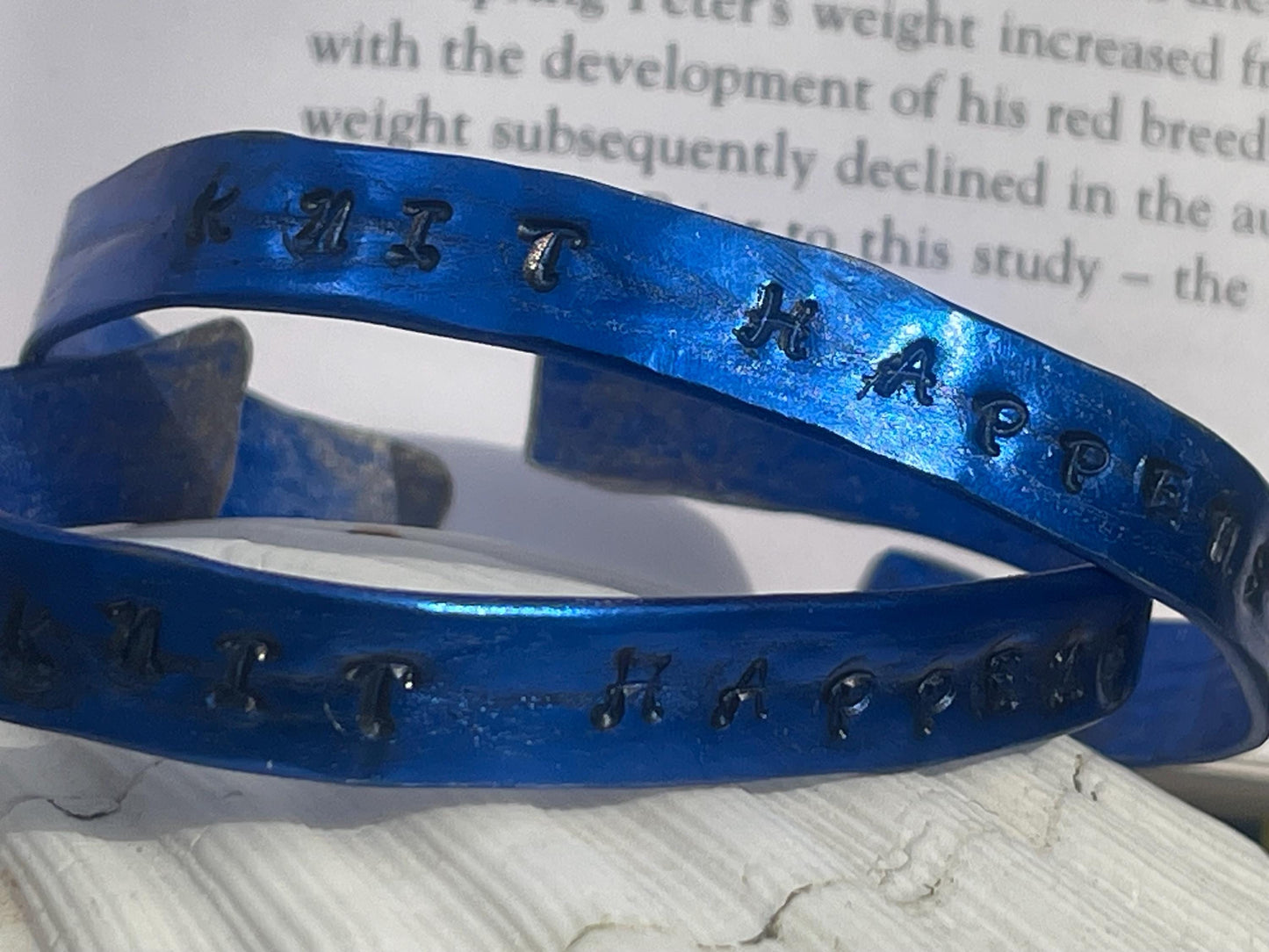 Knitting needle bracelets. Gifts for knitters. Peace bracelets, hope bracelets. Eco friendly bracelets. Eco friendly jewellery. Ethical gift