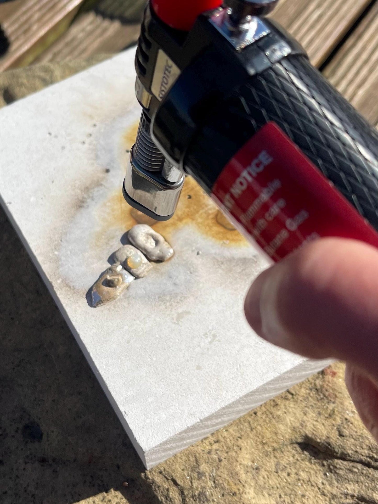 Recycled silver artisan necklace. On sale as it is a practice piece. Integrating seaweed and a violet petal. Unique silver artisan necklace.